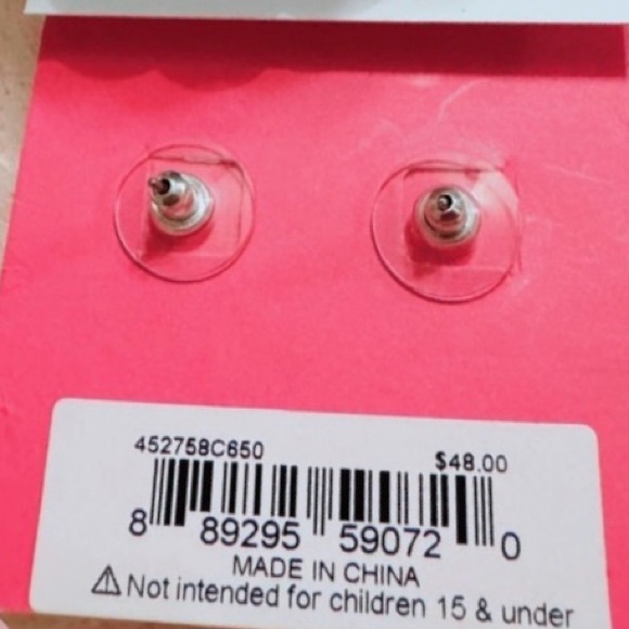 48 hour Sale Betsey Johnson Ghost Shaky Fringe Pink Bow NWT - Picture 4 of 5